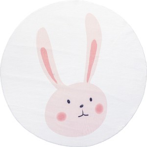 Nuloom Crystal Rabbit Kids Pet Friendly Machine Washable Area Rug - 1 of 4