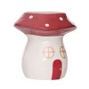 Transpac Ceramic 7 in. Multicolor Spring Mushroom Planter - 2 of 4