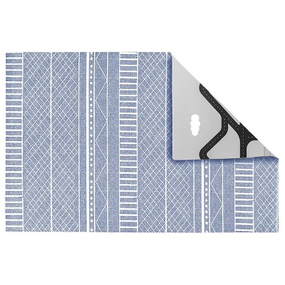 4'x7' Cali Play Rug Navy - Ruggish