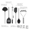 Tovolo 6pc Silicone and Stainless Kitchen Utensil Set Black: Cooking Utensils, Hand Wash, Adult Use - 3 of 4
