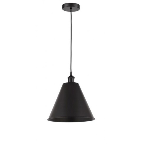 Innovations Lighting Edison Cone 1 - Light Pendant in  Matte Black - image 1 of 1