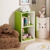 HOMLUX 2-Cube Bookcase Floor Open Wooden Storage Bookshelf Toy Organizer, Multiple Colors - 4 of 4
