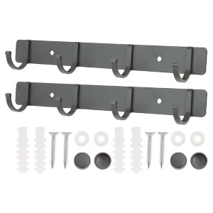 Unique Bargains Bathrooms Coat Rack Wall Hooks for Hanging Hat Rack Towel - 1 of 4