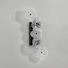 KAISITE 21" 5-Light Crystal Flower Wall Sconce Glass Floral Vanity Lighting - 2 of 4