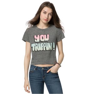 Aeropostale Womens You Trippin' Graphic T-Shirt - 1 of 2