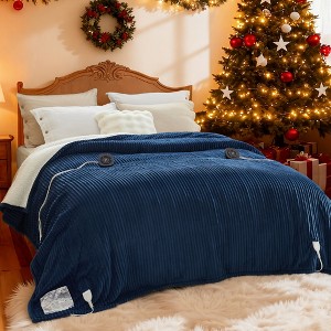 GentleSoft Heated Blanket Soft Ribbed Flannel Electric Blanket Gifts for Others - 1 of 4