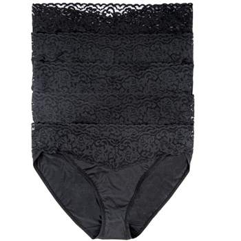 Smart & Sexy Women's Stretchiest Ever Bikini Panty 2 Pack Olive Night/black  Hue S/m : Target