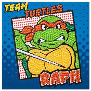 DIAMOND DOTZ Quick DOTZ TMNT Raphael Raph Diamond Art Painting Kit 5.1" X 5.1" - 1 of 4