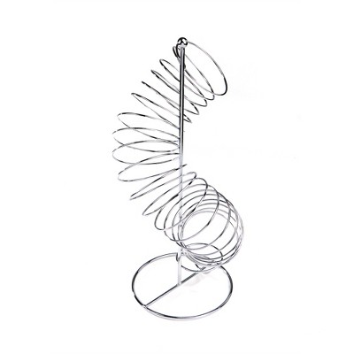 Mind Reader Stainless Steel Spiral Fruit Basket Holder, Silver