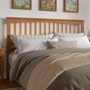 AFI Furnishings Mission King Solid Wood Headboard with Attachable Charger, Light Toffee - 2 of 4