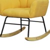 NicBex Accent Chair Rocking Chair Modern Glider Rocking Chair Lounge Chair Comfy Chair for Bedroom, Living Room - 4 of 4