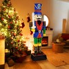 Tangkula 6 FT Lighted Nutcracker w/ Sword Life-Size Soldier Christmas Decoration - 4 of 4