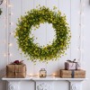 Unique Bargains Window Front Door Wedding Garden Decor Eucalyptus Wreaths - 2 of 4