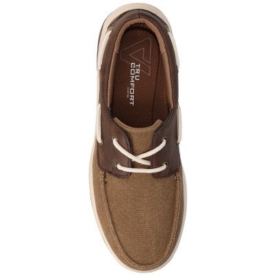 Vance Co. Vance Mens Catamaran Lace-up Low Top Boat Shoe Sneaker, Brown 10 — фото 4