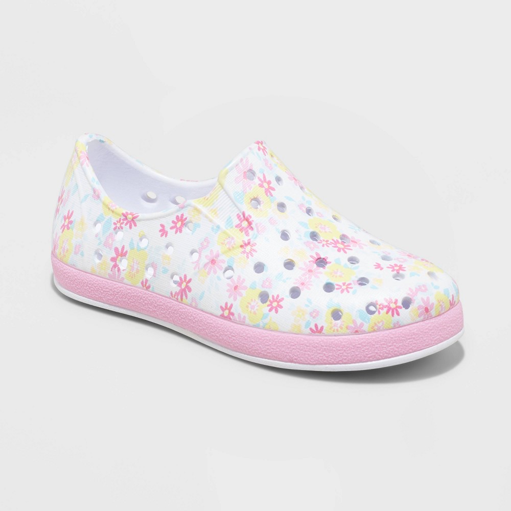 Size 2 & 11 T)Toddler Jese Floral Print Slip-On Water Shoes - Cat & Jack™ 