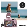 VIVITAR 4K Digital Camera with 64MP, 10x Optical Zoom, 3” LCD Display, LED Flash, Auto Focus, Macro Mode, Vlogging & Photography - 2 of 4
