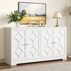 Heynemo Sideboard Buffet with Storage Cabinet, 56'' Modern Sideboard with 4 Doors and Adjustable Shelves, Accent Cabinet Coffee Bar Cabinet - 2 of 4