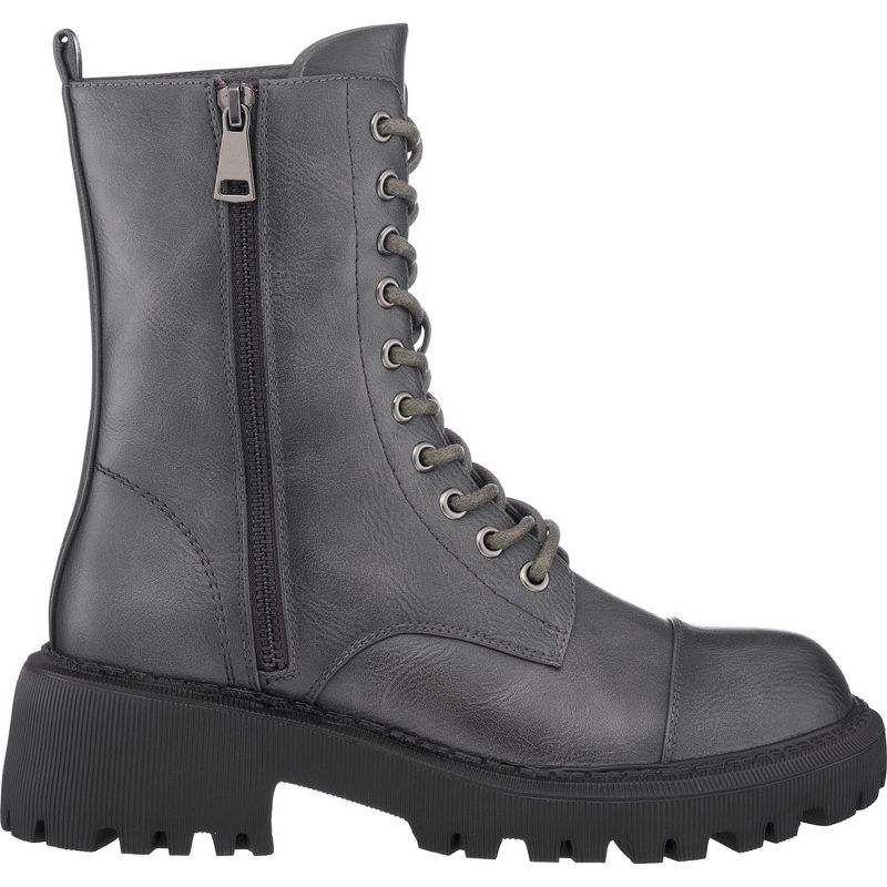 GC Shoes McKay Lace-Up Zipper Accent Combat Boots, 2 of 6