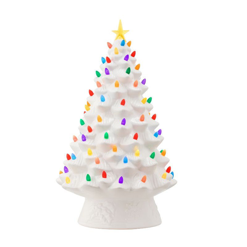Mr. Christmas Large Nostalgic Ceramic LED Christmas Tree, 1 of 9