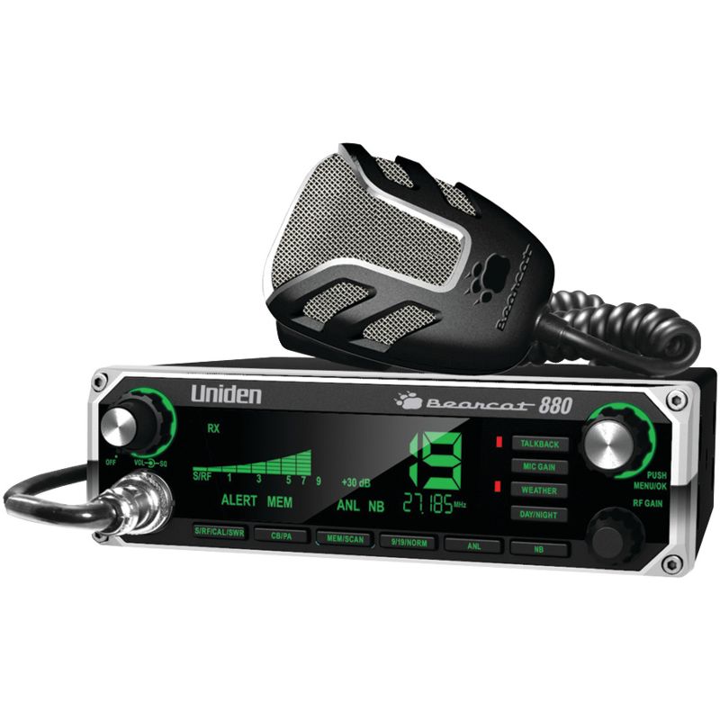 Uniden® Bearcat® 880 40-Channel CB Radio with 7-Color Digital Display, 1 of 2