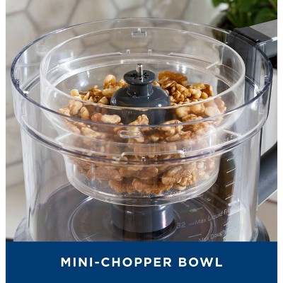 Stainless Steel 12-Cup Food Processor with Variable Speed