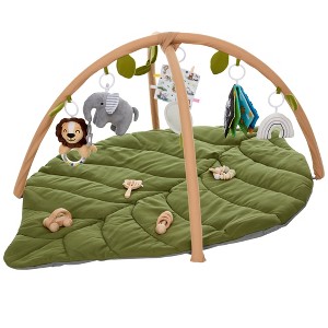 Babylicious Baby Activity Gym – Sensory Play Mat with Hanging Toys for Sight, Touch & Sound – Portable & Easy Setup for Indoor or Outdoor Baby Play - 1 of 4