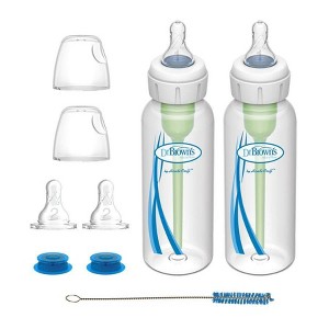 Dr. Brown's Natural Flow Specialty Feeding Baby Bottle - 8 fl oz/9pk - 1 of 4