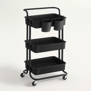 SONGMICS Rolling Cart 3-Tier Storage Cart Utility Cart - 1 of 4