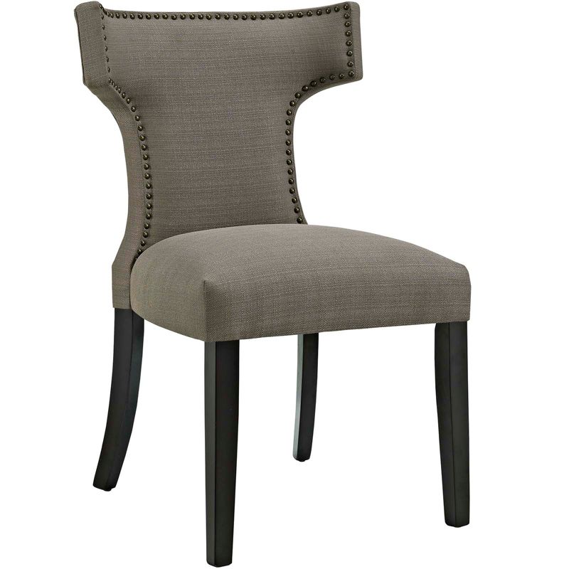 Modway Curve Dining Side Chair Fabric Set of 2, 2 of 6