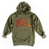 Simply Sage Market Varsity Fall Ombre Hoodie - 2 of 4
