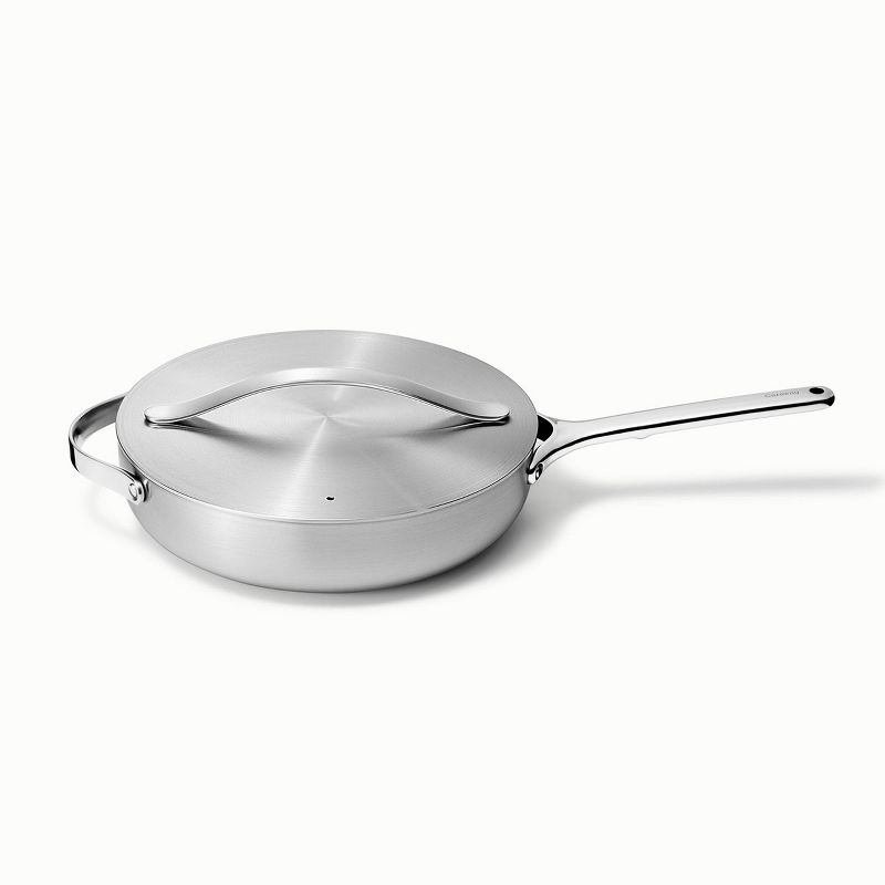 Caraway Home 4.5qt Stainless Steel Saute Pan with Lid, 3 of 5