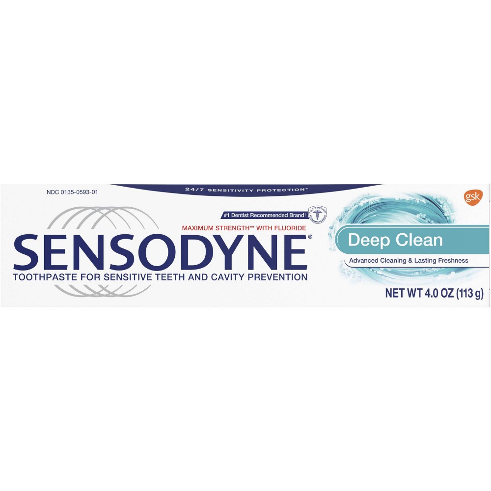 GTIN 310158087007 product image for Sensodyne Deep Clean Fluoride Toothpaste - 4oz | upcitemdb.com