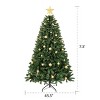Christopher Knight Home Antonella Pre-Lit Arificial Hinged Christmas Tree with LED Lights - 3 of 4