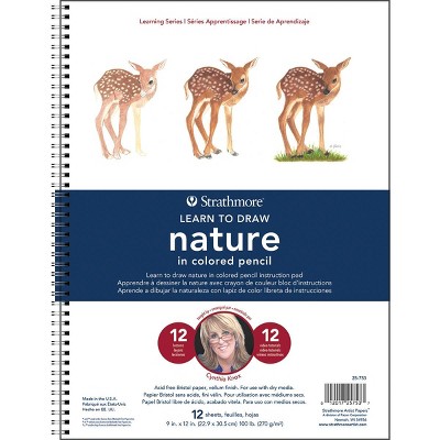 Strathmore Learn to Draw Nature in Colored Pencils Lesson Pad