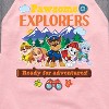 Girls' - Paw Patrol - Pawsome Explorers Shirt Tail Raglan Graphic T-shirt - 2 of 4
