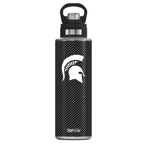 NCAA Michigan State Spartans Carbon Fiber Wide Mouth Water Bottle - 40oz - 1 of 3