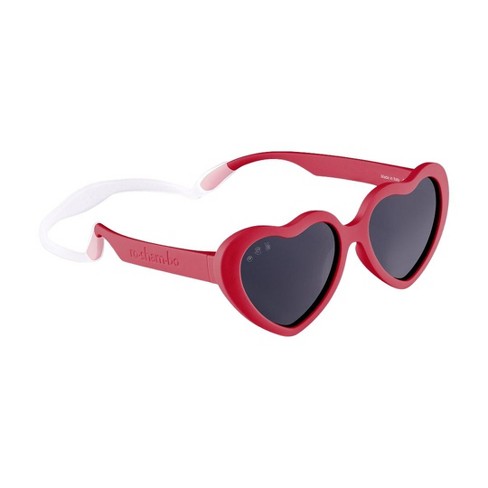 2 X Sunglasses For Children, Girls, Pink Round Heart Kids