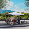 EROMMY 10x10 Ft Pop Up Canopy Tent With 2 Sidewalls, Waterproof Sun Shade Tent For Commercial Events, Markets, And Backyard Gatherings - 2 of 4