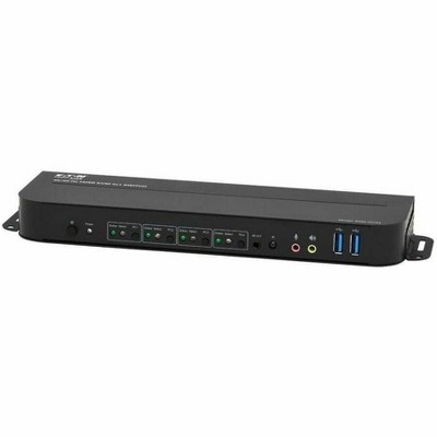 Tripp Lite HDMI USB KVM Switch 4-Port 4K 60Hz HDR HDCP 2.2 IR USB Sharing (B005-HUA4)