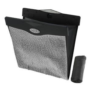 Unique Bargains Car Trash Can Portable Back Seat Trash Bin 12.2" Length 11.4" Width 10.2" Height White 1 Pc - 1 of 4