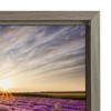 24"x18" Lavender Sunrise Framed Canvas Wall Art - Amanti Art: Botanical Landscape, Modern Decor - 3 of 4