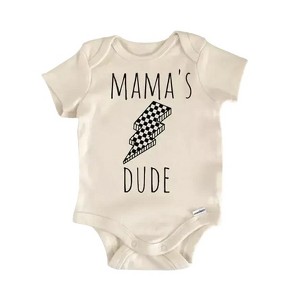 Retro Lightning Mama Newborn Baby Onesie® Bodysuit GS1 - 1 of 4