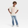 Girls' Bambi Boxy Short Sleeve Graphic T-Shirt - Cream - 4 of 4