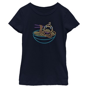 Girls Fortnite Neon Fishstick Ramen T Shirt - 1 of 4