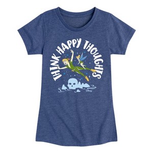 Girls' - Disney - Peter Pan Fitted Short Sleeve Graphic T-Shirt - 1 of 4
