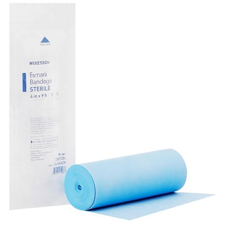 Mckesson Sterile Blue Esmark Compression Bandage, 4 Inch X 3 Yard : Target