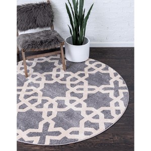Unique Loom    Trellis Area Rug - 1 of 4