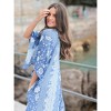 Shiraleah Blue and White Long Cover Up - 2 of 3