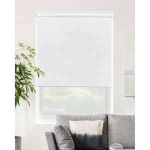 Chicology Blackout Roller Curtain Shade Byssus White - 1 of 4