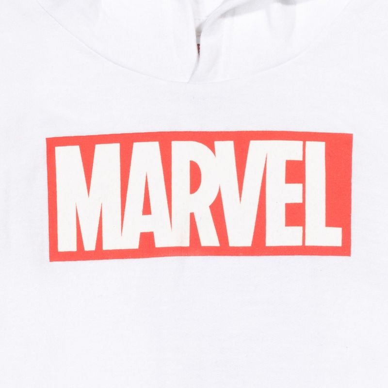 Marvel Comics Iconic Logo Fleece Pullover Hoodie Toddler to Big Kid , 4 of 7